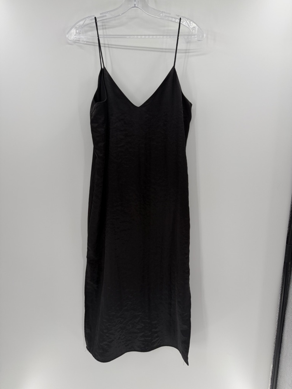 Finders Women's V-neck Slip Dress - Black - Medium